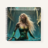 Mermaid Legend Hardcover Notizblock (Vorderseite)