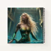 Mermaid Legend Hardcover Notizblock (Rückseite)