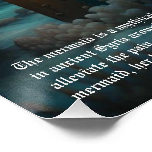 Mermaid Legend Poster (Ecke)