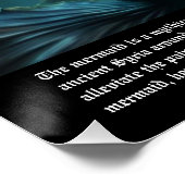 Mermaid Legend Poster (Ecke)