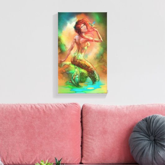 Mermaid Leinwand Art (Insitu (Wohnzimmer))