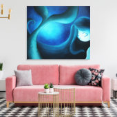 Mermaid-Leinwand Leinwanddruck (Insitu (Wohnzimmer))