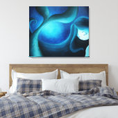 Mermaid-Leinwand Leinwanddruck (Insitu (Schlafzimmer))