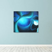 Mermaid-Leinwand Leinwanddruck (Insitu (Holzboden))