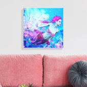 Mermaid Leinwanddruck (Insitu (Wohnzimmer))