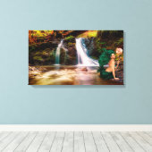 Mermaid Leinwanddruck (Insitu (Holzboden))