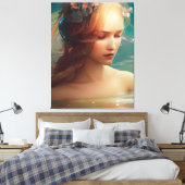 Mermaid Leinwanddruck (Insitu (Schlafzimmer))