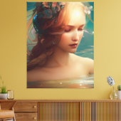 Mermaid Leinwanddruck (Insitu (Wohnzimmer))