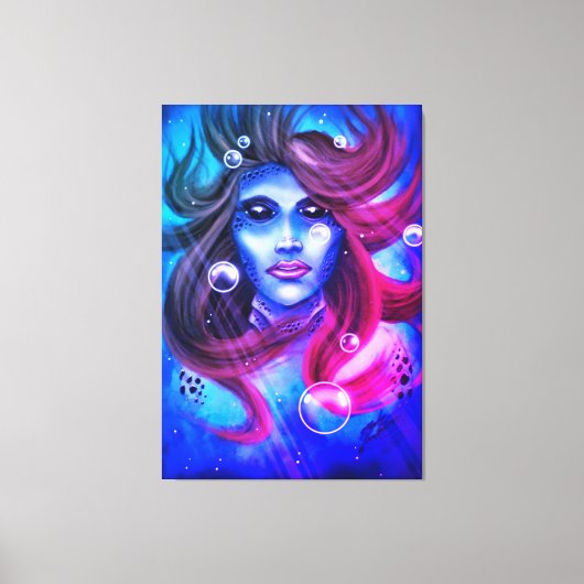 Mermaid Leinwanddruck (Vorderseite)