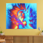 Mermaid Leinwanddruck (Insitu (Wohnzimmer))