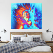 Mermaid Leinwanddruck (Insitu (Schlafzimmer))