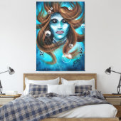 Mermaid Leinwanddruck (Insitu (Schlafzimmer))