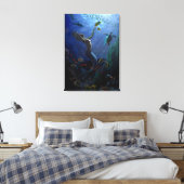 Mermaid Leinwanddruck (Insitu (Schlafzimmer))