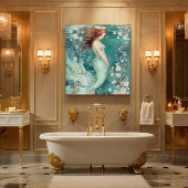 Mermaid Leinwanddruck