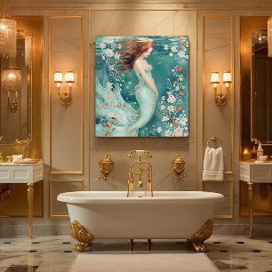 Mermaid Leinwanddruck