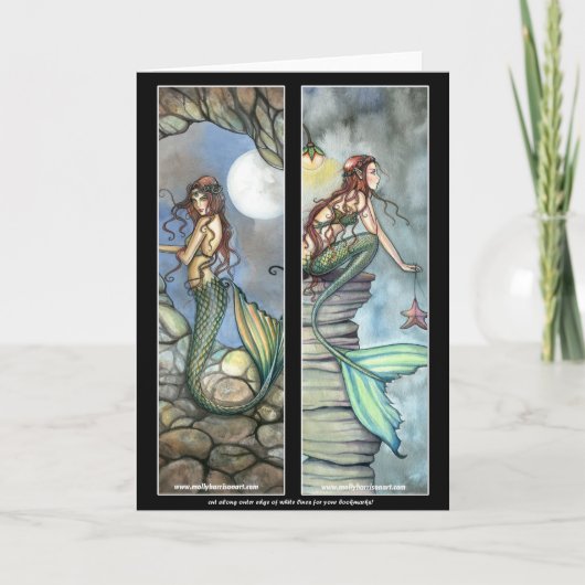 Mermaid Lesezeichen Card von Molly Harrison Karte (Vorderseite)