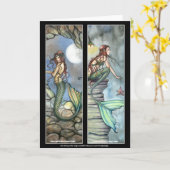 Mermaid Lesezeichen Card von Molly Harrison Karte (Gelbe Blume)