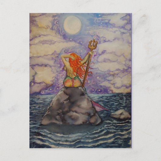 Mermaid: Letzter Stern rechts Postkarte (Vorderseite)