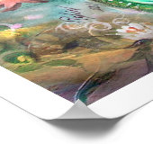 "Mermaid Lieben ihr Seepferd" Poster (Ecke)