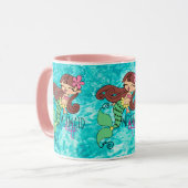 Mermaid Life 11 oz Combo Tasse (Vorderseite Links)