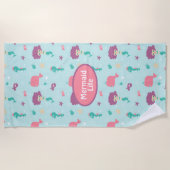 Mermaid Life Beach Handtuch (Vorderseite)