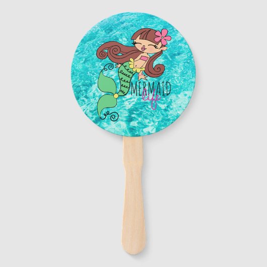 Mermaid Life Hand Fan Fächer (Rückseite)