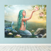 Mermaid Life Leinwanddruck (Insitu (Holzboden))