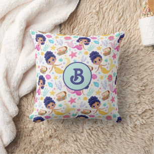 Mermaid Life Mit Monogramm Throw Kissen