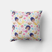 Mermaid Life Mit Monogramm Throw Kissen (Rückseite)