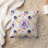 Mermaid Life Mit Monogramm Throw Kissen (Decke)