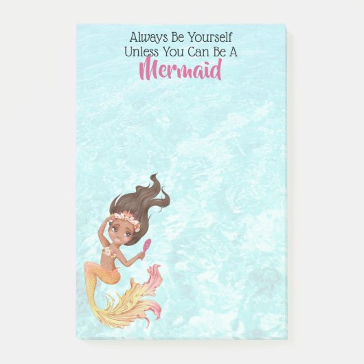 Mermaid Life Post-it Klebezettel (Vorderseite)