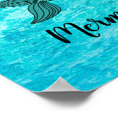 Mermaid Life Poster (Ecke)