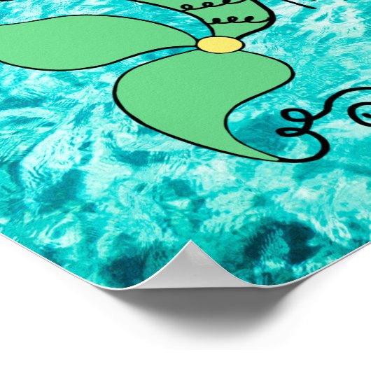 Mermaid Life Poster (Ecke)