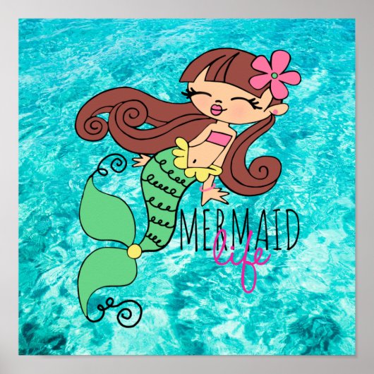 Mermaid Life Poster (Vorne)