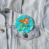 Mermaid Life RH 3 Inch Round Button (Beispiel)