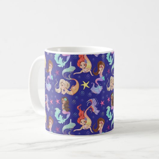 Mermaid Life Tasse (Vorderseite Links)