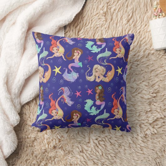 Mermaid Life Throw Kissen (Decke)