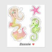 Mermaid Life Vinyl Stickers Aufkleber (Blatt)