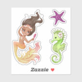Mermaid Life Vinyl Stickers Aufkleber (Blatt)
