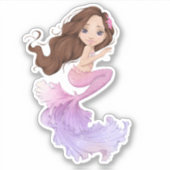 Mermaid Life Vinyl Stickers Aufkleber (Vorderseite)