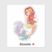 Mermaid Life Vinyl Stickers Aufkleber (Blatt)