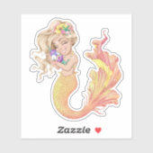Mermaid Life Vinyl Stickers Aufkleber (Blatt)