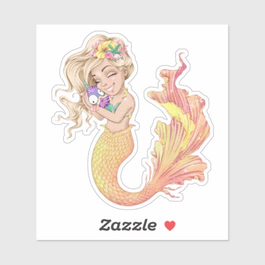 Mermaid Life Vinyl Stickers Aufkleber (Blatt)