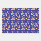 Mermaid Life Wrapping Paper Set 3 Geschenkpapier Set (Vorderseite)