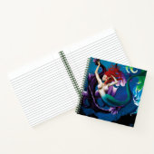 Mermaid Lila Dragon Friendasy Fantasy Notizblock (Innenseite)