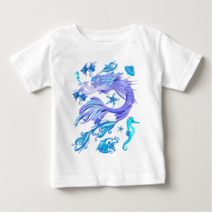Mermaid Lila Fairy Creation Baby T-shirt