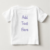 Mermaid Lila Fairy Creation Baby T-shirt (Rückseite)