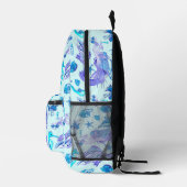 Mermaid Lila Fairy Creation Bedruckter Rucksack (Rechts)