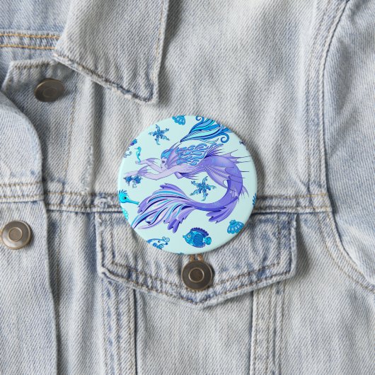 Mermaid Lila Fairy Creation Button (Beispiel)