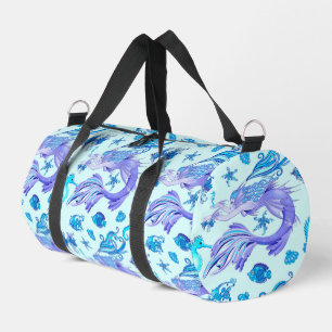 Mermaid Lila Fairy Creation Duffle Bag